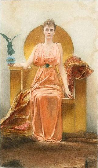 Jean-Joseph Benjamin-Constant Portrait of Madame Helene Vincent Norge oil painting art